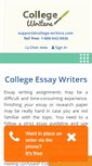 Mobile Screenshot of college-writers.com